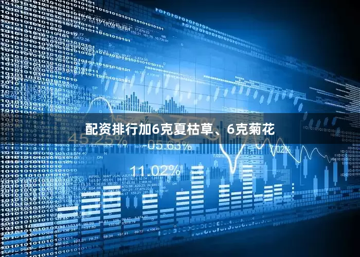 配资排行加6克夏枯草、6克菊花